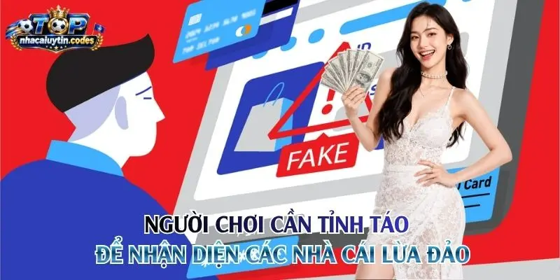 Người chơi cần tỉnh táo để nhận diện các nhà cái lừa đảo